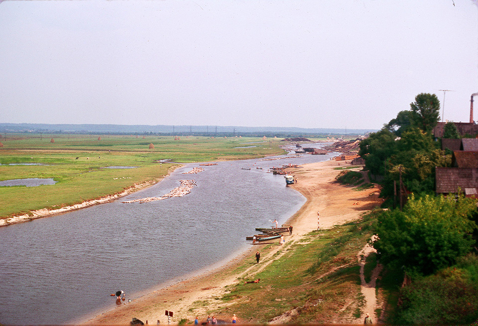 Вид на реку Березина, снятый Жаком Дюпакье в 1964г.